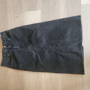 Zara Charcoal Denim Skirt
